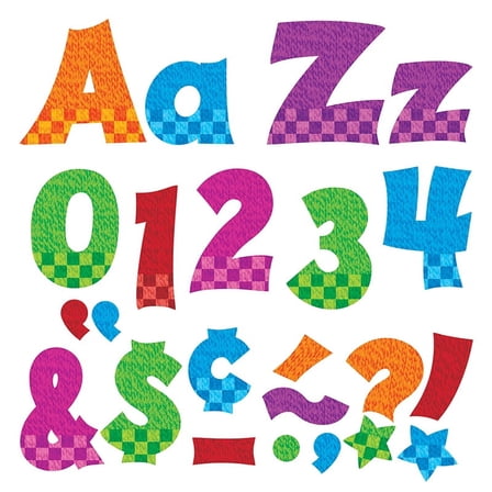 T-79841 - Snazzy 4" Friendly Combo Ready Letters by Trend Enterprises Inc.
