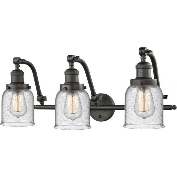 515-3W-OB-G54-Innovations Lighting-Addison-9W 3 LED Bath Vanity-28 Inches Wide by 10 Inches High