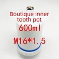 thumbnail image 3 of Yihao Factory Wholesale 600ML PVC Corrosion-Resistant Paint Sprayer Barrel with M16*1.5 Internal Thread, Lightweight 0.15kg & Compact 18cm Design for Air Compressor Tools, Easy-Clean Internal Teeth, 3 of 6