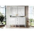 thumbnail image 5 of James Martin Vanities Addison 60" Double Vanity Cabinet, Glossy White, w/ 3 CM Ethereal Noctis Top, 5 of 5