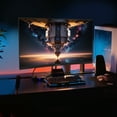 thumbnail image 7 of CRUA 27" 280Hz Curved Gaming Monitor, Full HD 1080p, 1800R Curvature VA Panel, 120% sRGB, AMD FreeSync, Low Blue Light, DP 1.2/HDMI 1.4, Wall Mountable-Black, 7 of 7
