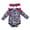 Red, variant on XIYON Baby Girls Halloween Skeleton Printed Long Sleeve Bodysuit With Headband Fly Sleeve Romper Outfit For Toddler Daily Wear Party Fashion
