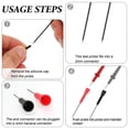 thumbnail image 3 of 4Pcs Test Probes Copper Probes Test Probe Pins Test Leads Probe, 3 of 5