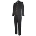 thumbnail image 3 of Anime Mob Psycho 100 Cosplay Mobu Saiko Hyaku Kageyama Shigeo Trajes Gakuran Negros Abrigo Pantalones Uniforme Escolar Disfraces de Halloween-u, 3 of 4