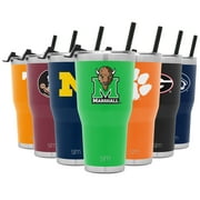 Simple Modern College 30oz Cruiser Tumbler with Straw & Closing Lid - 18/8 Stainless Steel Vacuum Insulated NCAA University Cup Mug