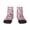 1 Black, variant on Birds Flowers Pattern Quarter Crew Socks,Toe Seamed Ankle Socks,Cotton Cushioned Breathable Athletic Crew Sports Socks