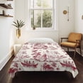 thumbnail image 4 of Red Garden Vintage Tapestry for Bedroom Wall Hanging Tapestry, Modern Art Building Boat Tree Ceiling Backdrop Tapestries Poster Blanket Wall Decor for Teens Room Living Room Dorm 51" x 59", 4 of 8