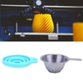 thumbnail image 4 of Resin Filter, Wide Mouth Design No Residue Foldable Flexible Filter Funnel  For Powder For Resin For Liquid Blue,Green,Pink, 4 of 8