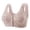 Light Gray, variant on dgysar Front Closure Bras for women Full Coverage Wireless Comfortable Soft Wireless No Underwire Plus Size T-Shirt Bra Pink 34