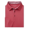 thumbnail image 6 of DTWOOO Men's Polo Shirt Long Sleeve Casual Solid Dry Fit High Performance Designed Collared Golf Men's Polo Shirt, 6 of 9