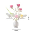 thumbnail image 3 of Color Changing LED Plug-in Flower Night Light, Multicolor Mood Lighting for Bedrooms, Hallways, 1-Pack, 3 of 6