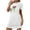 White, variant on Women's Heart Print Nightshirt Stretch Soft Comfortable Crew Neck Casual Nightgown Everyday Short Sleep Dress White Pajamas for Women Skirt Cotton Soft XL