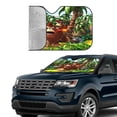 thumbnail image 4 of Donkey Kong Car Sunshade Windshield Sun Shade Protection Foldable Front Windshield Sunshade, 4 of 9