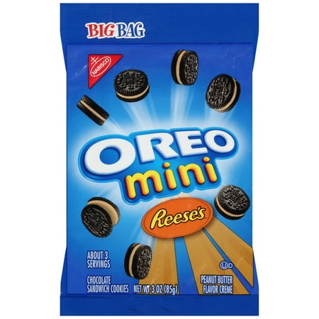 UPC 044000037918 product image for NABISCO OREO MINI BIG BAG COOKIES-SINGLE SERVE BIG BAG REESEâ S PEANUT BUTTER | upcitemdb.com