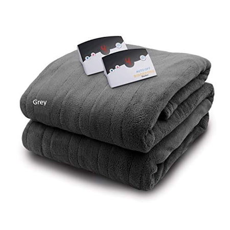 Biddeford Blankets Micro Plush Electric Heated Blanket with Digital  Controller, Queen, Grey | Walmart Canada
