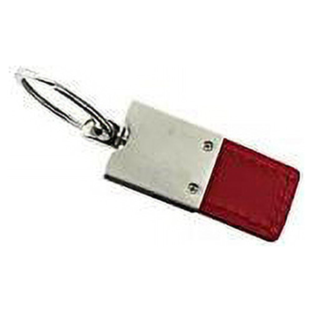 Ford F-350 Keychain & Keyring - Duo Premium Red Leather