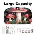 thumbnail image 3 of Mushroom Waterproof Oxford Fabric Charger Organizer Storage Pouch Outdoor Small Storage Box, 5.9x9.44x3.14 in., 3 of 6