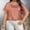 Orange, variant on Tqcoqu Plus Size Satin Blouses for Women Summer Loose Crew Neck Short Sleeve Dressy Business Casual Tunic Tops,Orange,Women's XL-XXXXL