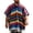 Blue, variant on Mexican Traditional Style Shawl Wrap Reversible Warm Soft Fringe Blanket Poncho For Adults And Kids Shawl Top Purple,One Size