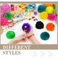 thumbnail image 5 of 20 Pcs Yarn Pom Poms for Crafts 2 Inch Acrylic Yarn Balls Fuzzy Pompoms for Christmas DIY Hats Handmade Arts Holiday Xmas Party Hanging Decorations, 5 of 7