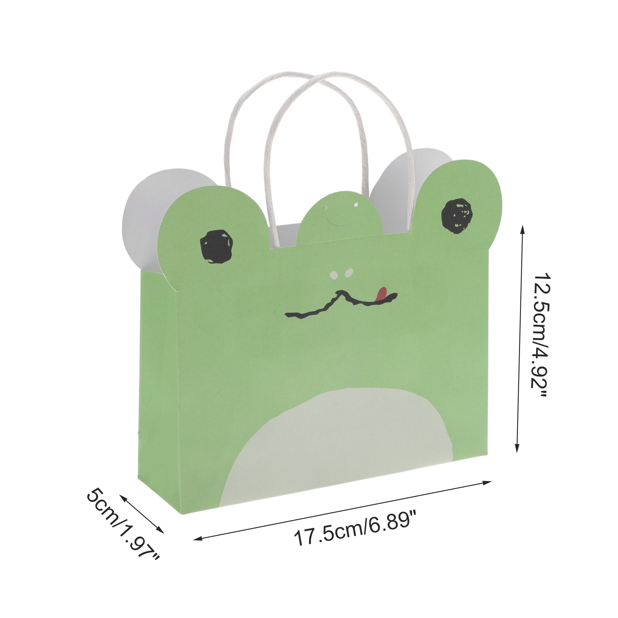 Unique Bargains Animal Pattern Gift Bags 4 Pcs for All Occasions Green