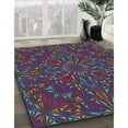 thumbnail image 2 of Ahgly Company Indoor Rectangle Patterned Dark Purple Novelty Area Rugs, 3' x 5', 2 of 6