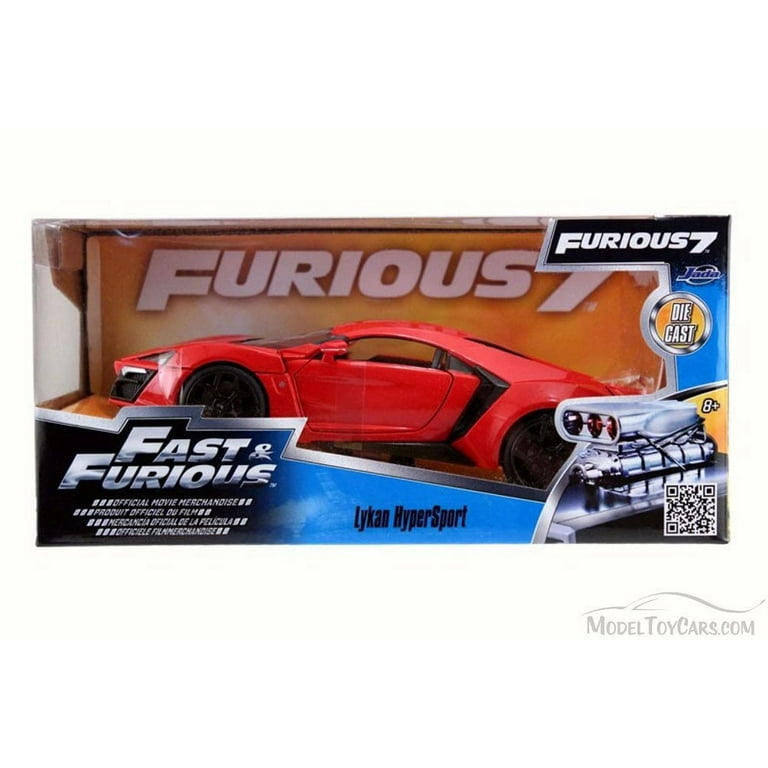 Lykan HyperSport, Red - JADA 97377 - 1/24 Scale Diecast