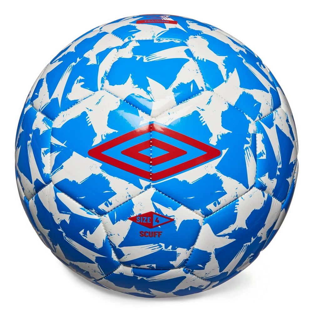 Umbro Soccer Ball Size 4 in Blue, White, and Red