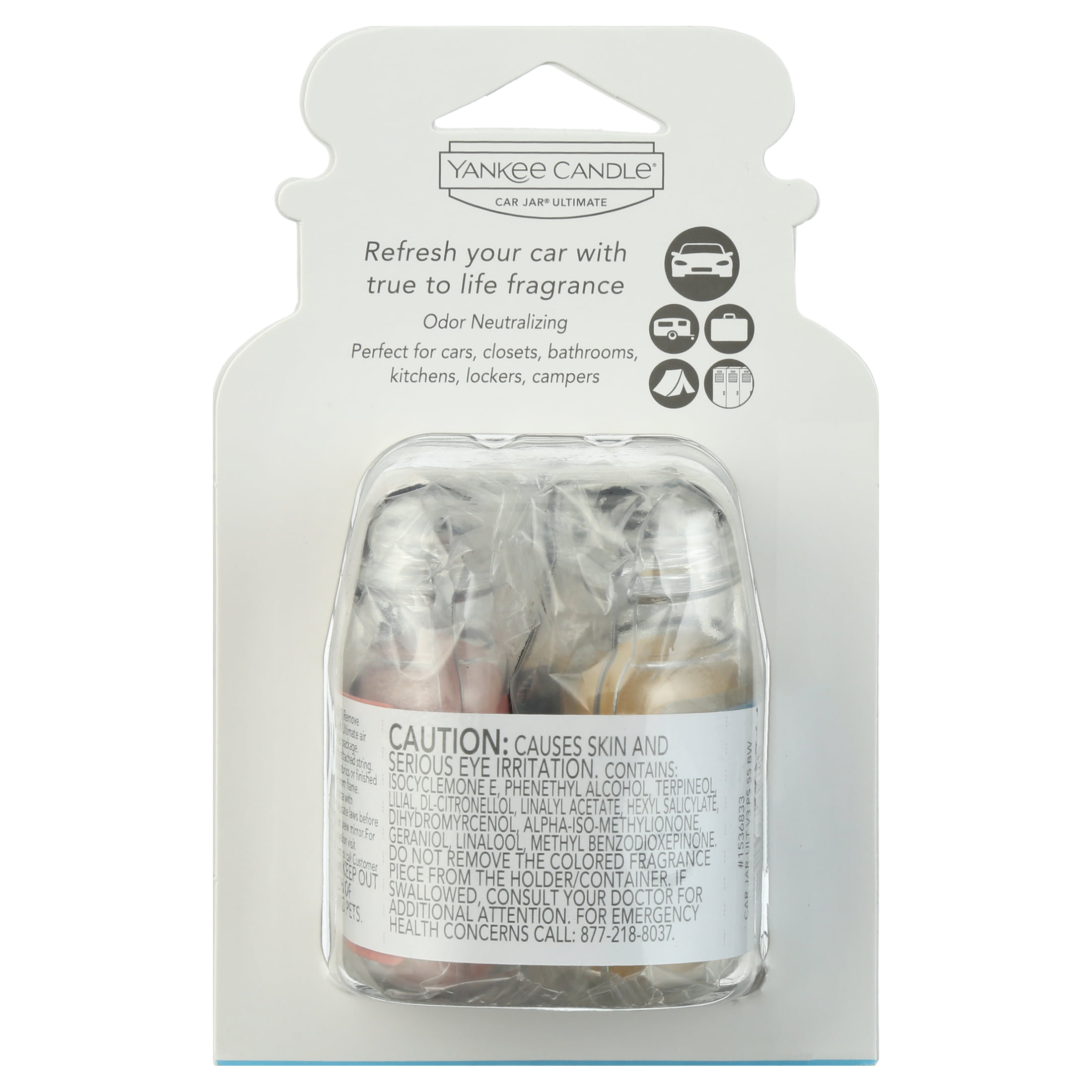 YANKEE CANDLE - Fragranza per auto Profumatori car jar® Ultimate ''Fluffy  Towels'' - Dimensione Casa Store