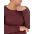 thumbnail image 6 of Fruit of the Loom Women's and Women's Plus Long Underwear 2-Piece Waffle Top and Bottom Thermal Set, 6 of 10