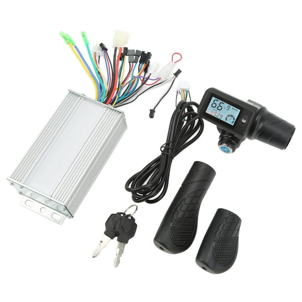 Manejo del Panel Lcd del Controlador de Bicicleta, Kit de Controlador de Bicicleta Eléctrica de Velocidad Estable Kit 36V 48V 500W Control Sensible Buena Disipació de Calor PARA