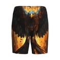 thumbnail image 2 of Lsque Cool Black Eagle Mens Sleep Pajama Shorts,Short Pajama Pants, Cotton Ultra-Soft Knit-Medium, 2 of 9