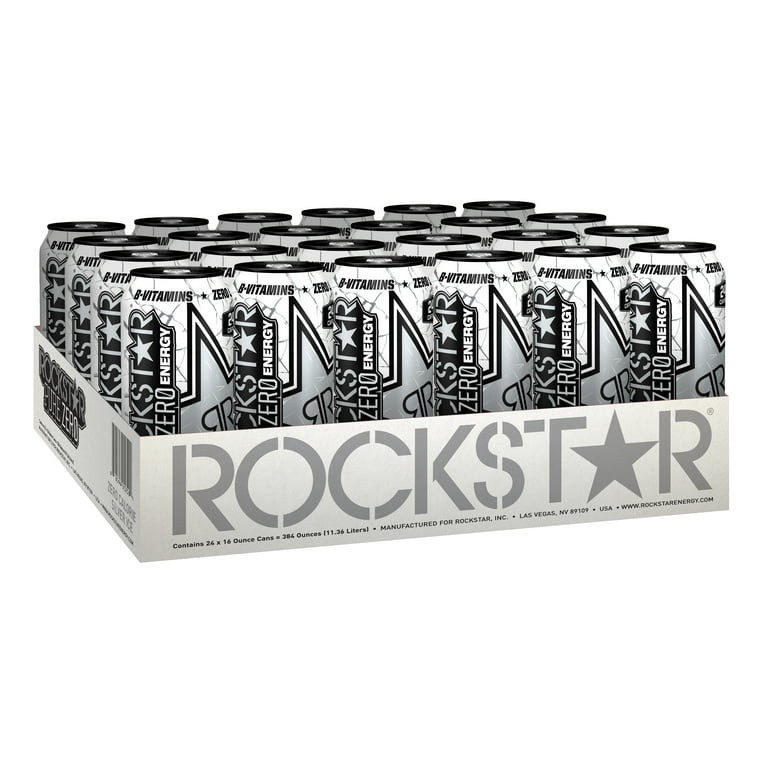 Rockstar® Pure Zero Silver Ice Energy Drink Can, 16 fl oz - Gerbes Super  Markets