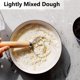 thumbnail image 5 of Batidor de masa danés Batidor de pan estilo holandés para cocinar masa madre Cocina con batidor de masa danesa de acero inoxidable Mezclador de pan 13 "" y raspador de masa, 5 of 7