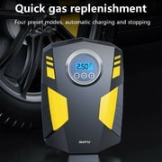 Digital Tire Inflator, DFITO 120W 12V DC Air Pump Portable Air Compressor 150 PSI Auto Tire Pump, for Car Motorcycle Bicycle Basketball and Other Inflatables