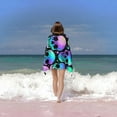 thumbnail image 6 of Bright Skulls Large Beach Towel - Plush Thick Cotton Pool Towel, Adult Beach Towels, 6 of 16
