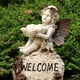 thumbnail image 3 of de Hecha con Escultura de Ala Estatua de Comedero de Pájaros Hogar Jardín Zulema Estatua de hada de las flores, 3 of 8