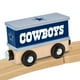 thumbnail image 4 of Masterpieces NFL Dallas Cowboys tren de juguete de madera real con imanes, 4 of 5