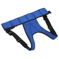 thumbnail image 2 of Wheelchair Seatbelt Comfortable Wear Blue Adjustable Tightness Fixing Function Reduce Bumps Wheelchair Fixing Belt for Hospital for Elderly for Outdoor, 2 of 8