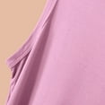 thumbnail image 4 of NAFUU Plus Size Nightgowns For Women Summer Sleeveless Tshirt Sundress Sleepwear Soft Sleeping Dress Solid Nightshirt Midi Dress, 4 of 8