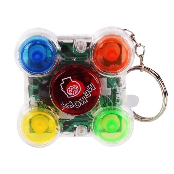 Juego de memoria electrónica Game Keychain LED para niños y adultos