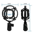 thumbnail image 6 of Microphone Shock Mount with Metal Tripod Stand – Universal Anti-Vibration Mic Holder for 42–46mm Condenser Microphones, Adjustable Desk Suspension for Recording, Streaming, Podcasting, 6 of 9