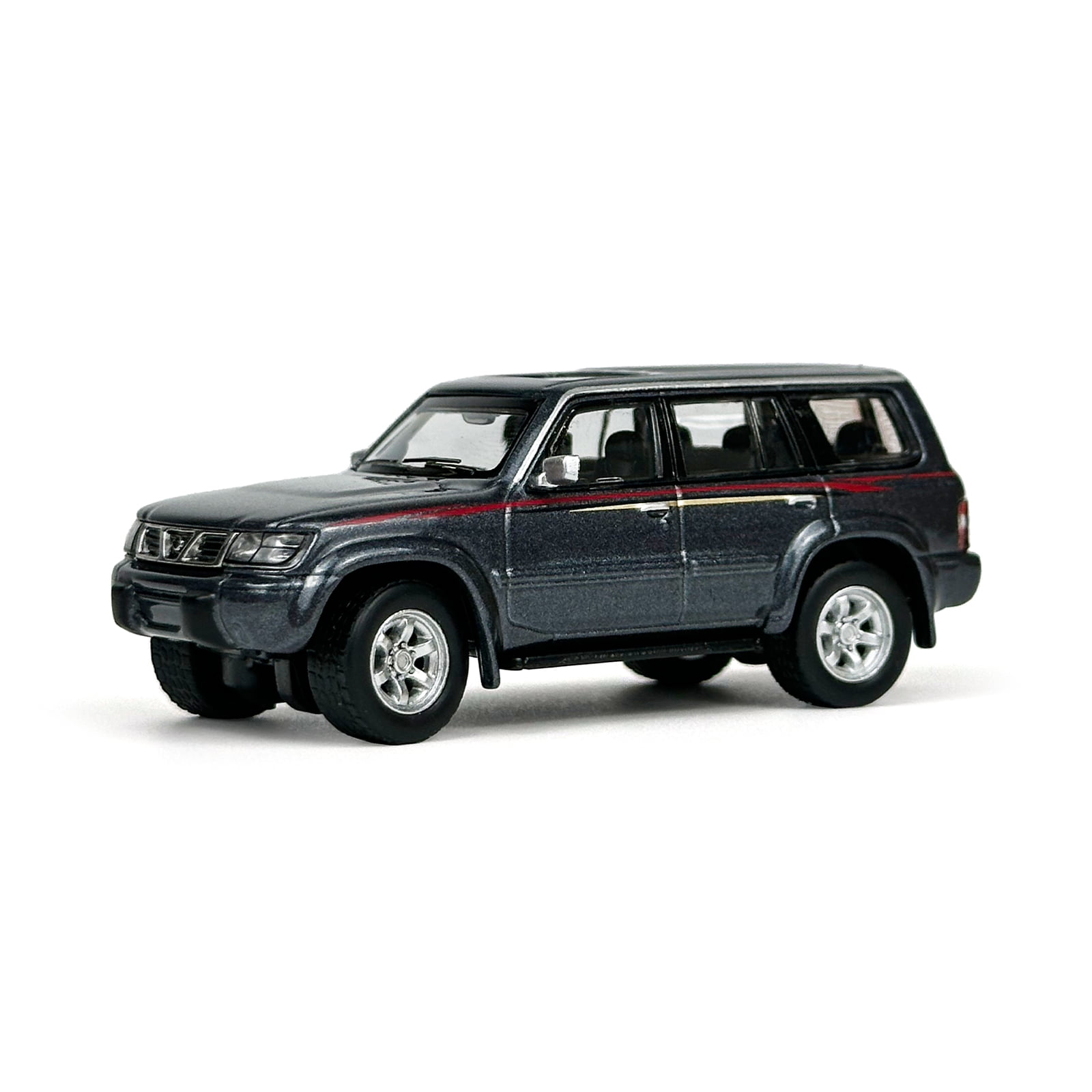 Paudi 1:64 Nissan Patrol Y61 Grey Diecast Model Car Toy Vehicle Collectible
