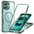 thumbnail image 1 of Funda ESR para iPhone 16 Plus con cristal templado verde transparente, 1 of 9