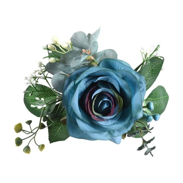 Binwennn Rideau de Douche avec Crochet Rideaux Duveteux Portables Stores Extérieurs Tissu Fleur Embrasses de Rideau Roses Pinces d'Embrasse de Rideau Décoratives Retenues de Corde Boucle de Fenêtre pour Fenêtre Rouge Rose
