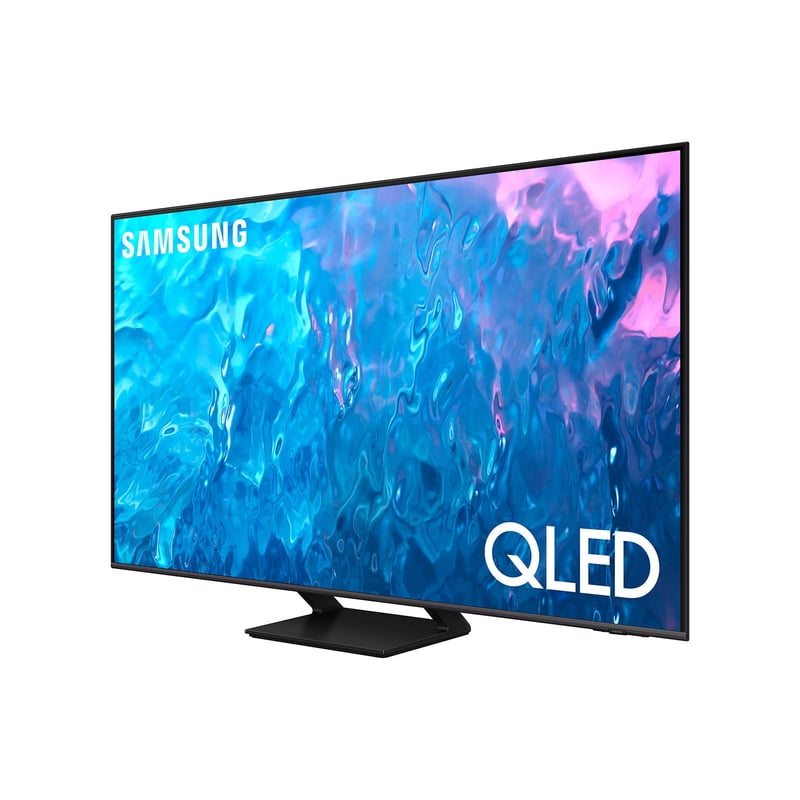 SAMSUNG 85" Class Q70C QLED 4K Smart TV QN85Q70CAFXZA 2023 display and camera view