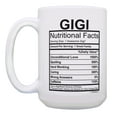 thumbnail image 2 of ThisWear Gigi Coffee Cup Gigi Nutritional Facts Gigi Presents Gigi Mug Gift 15oz Coffee Mug, 2 of 4