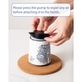 thumbnail image 6 of Hand Soap Dispenser for Bathroom, Ceramic Lotion Dispenser, Blue and White Flowers and Branches, 6 of 7