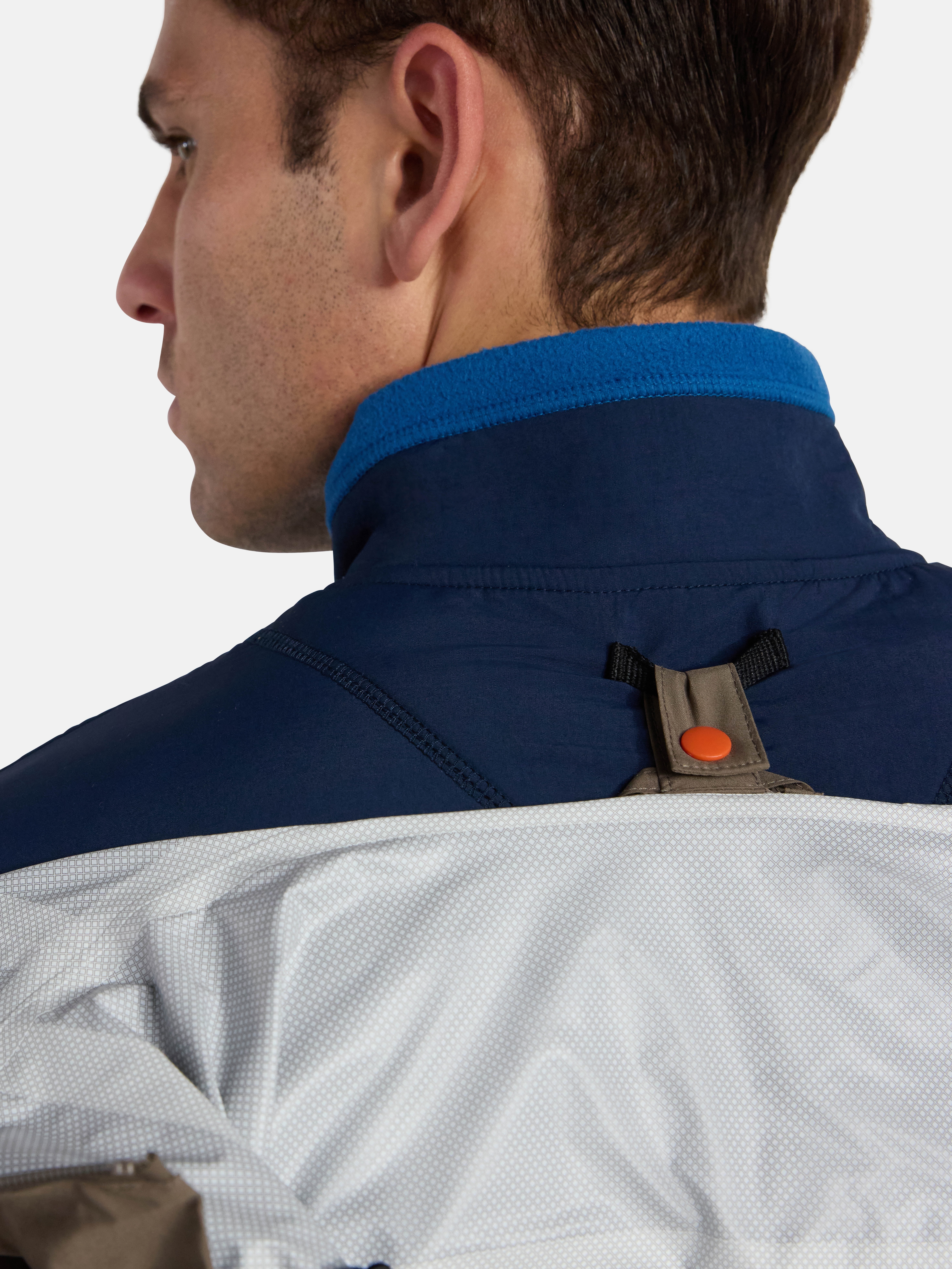 Ozark Trail Men's and Big Men's Mix Media Fleece Jacket, Sizes S-3XL