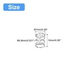 thumbnail image 2 of Unique Bargains Compression Spring, 5Pcs 304 Stainless Steel, 7mm OD, 0.8mm Wire, 10mm Length, 2 of 6